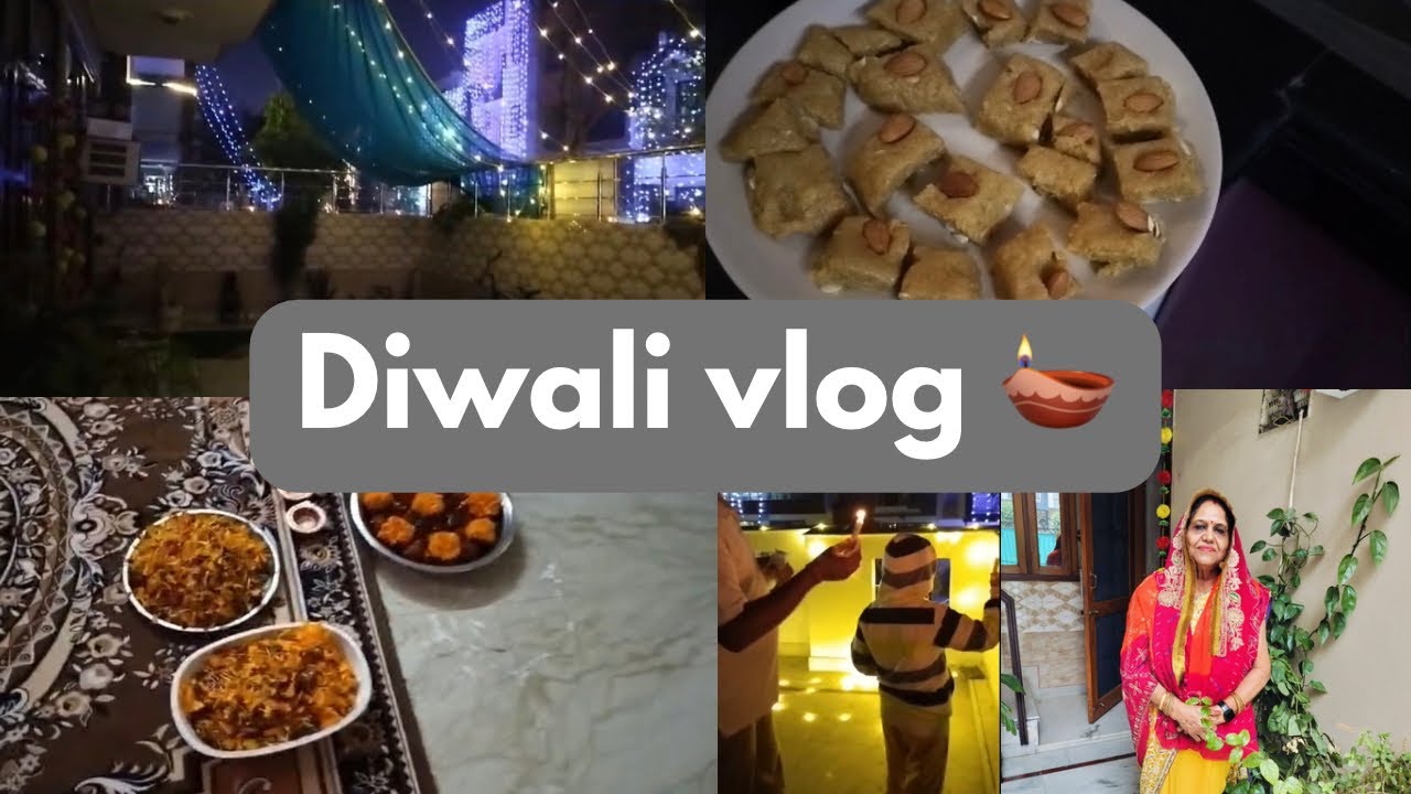 Diwali vlog | how to make milkcake at home | diwali pujan | Om namah shivay