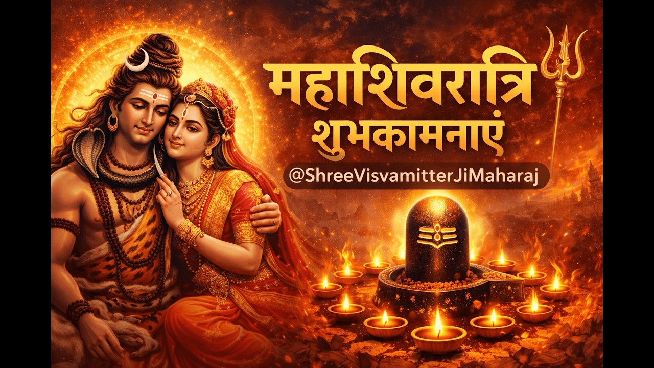 महाशिवरात्रि की हार्दिक शुभकामनाएं | @ShreeVisvamitterJiMaharaj