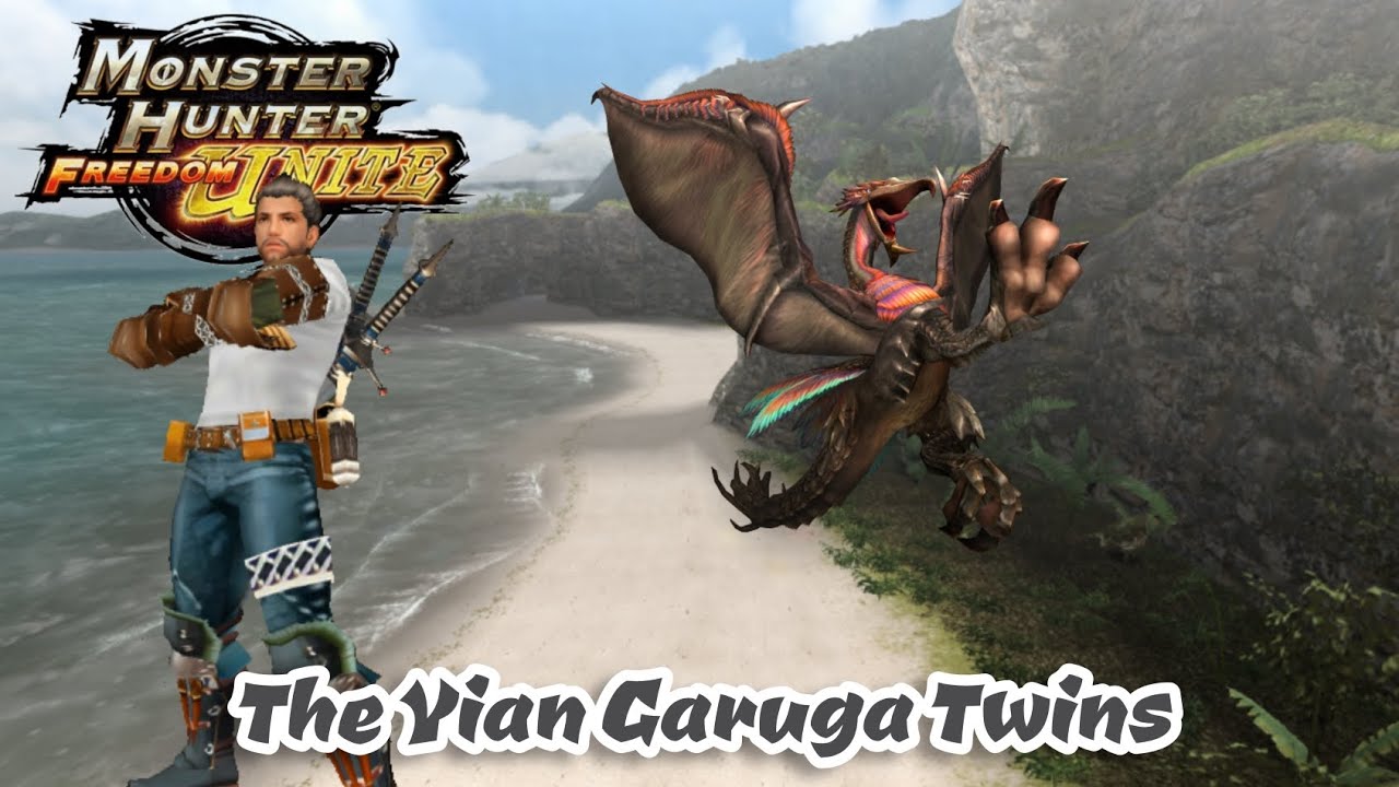 MHFU: The Yian Garuga Twins (Dual Blades) - 1080p 60fps HD Texture