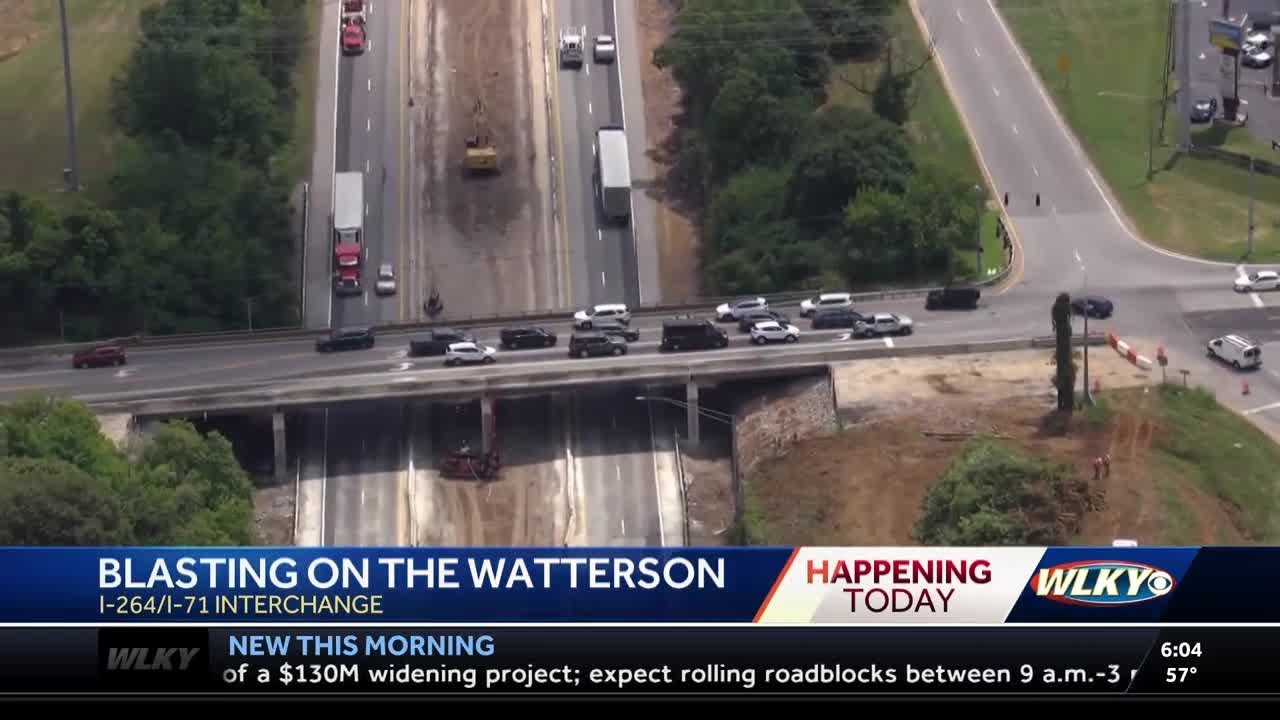 Blasting to begin on Watterson Expressway/Brownsboro Road project