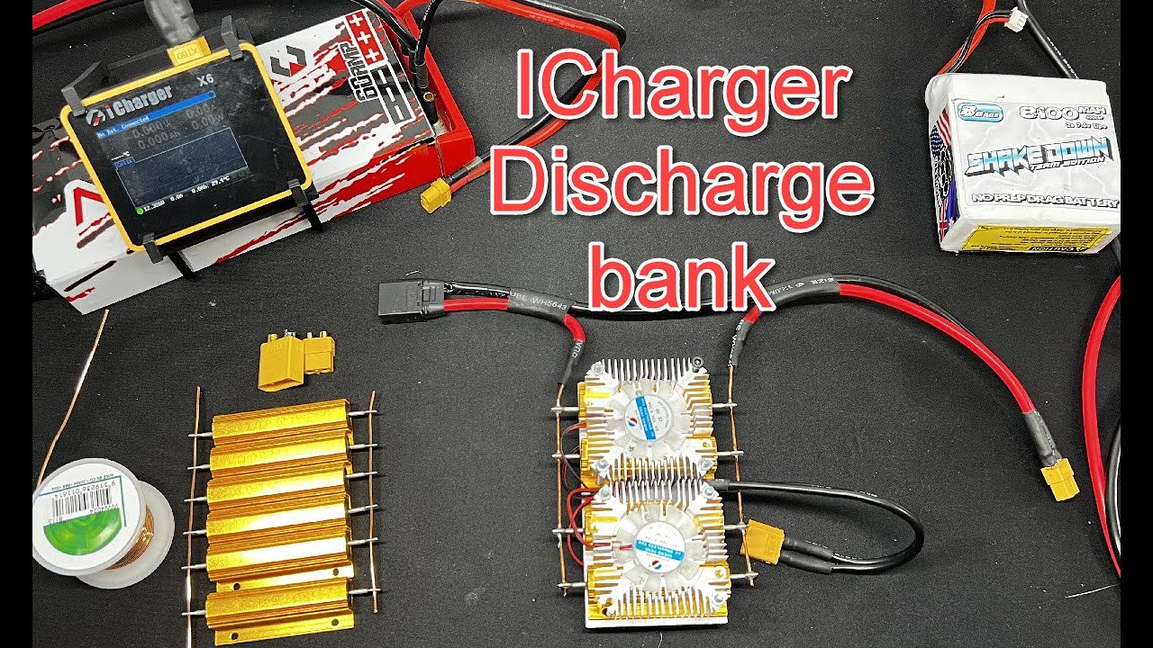 Icharger X6 discharge bank