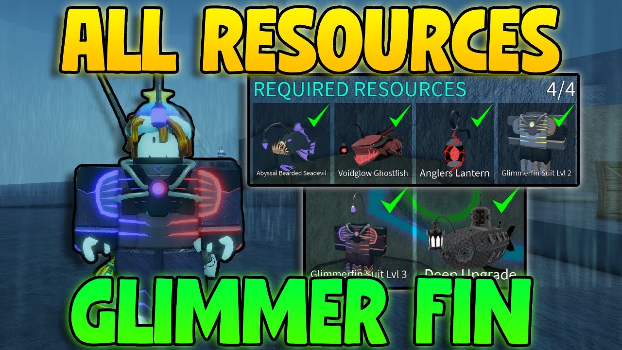 How To Get Glimmerfin Suit Level 3 FISCH! Complete Abyssal Zenith Layer Marianas Veil in FISCH!