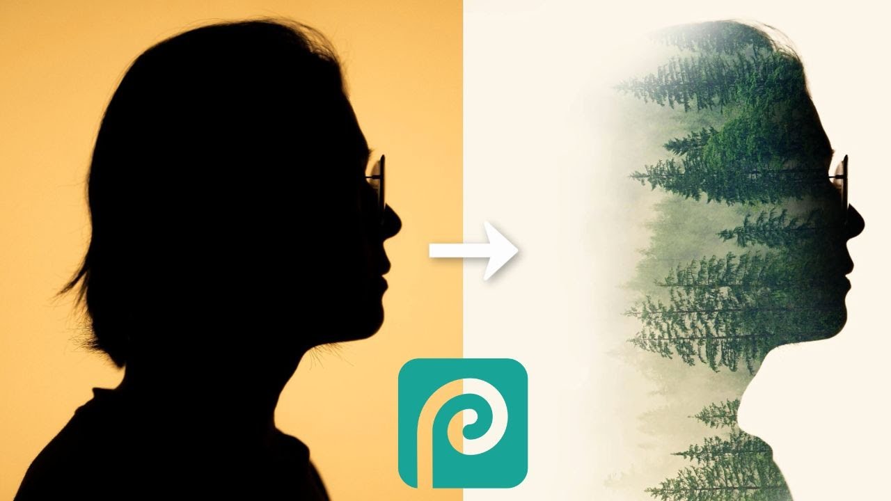 Create a Double exposure effect in Photopea