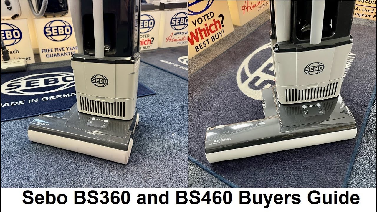 Sebo BS360 and BS460 Commercial Vacuum Cleaner Buyers Guide and Product Demonstration