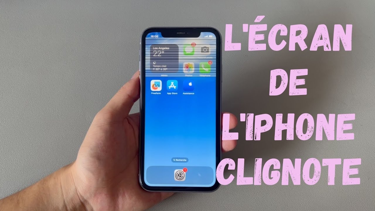 L'écran de votre iPhone clignote ou présente des dysfonctionnements ?