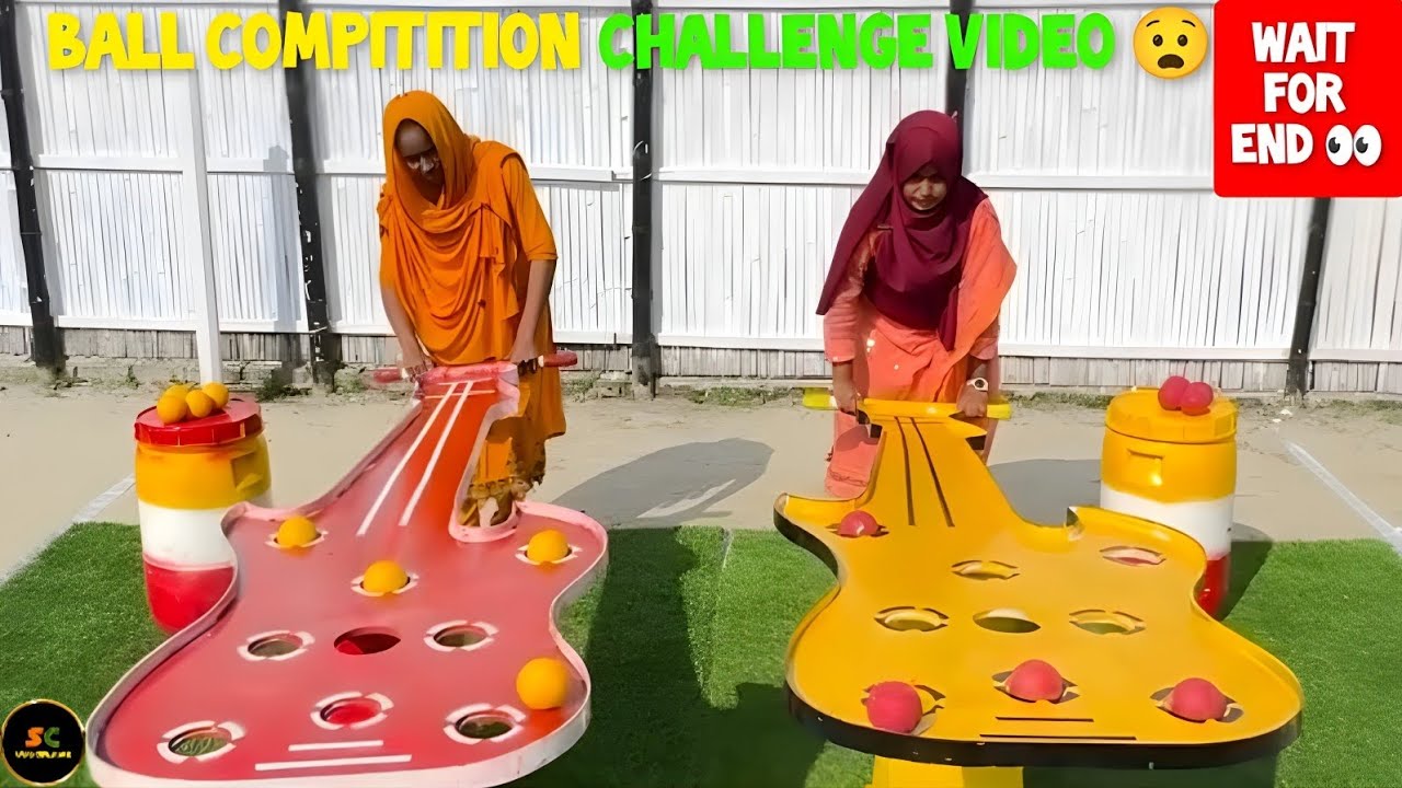 Ball Compitition Challenge Video 😧 || Funny Video 😛 | Wait For End 👀/ Sahil Challenge