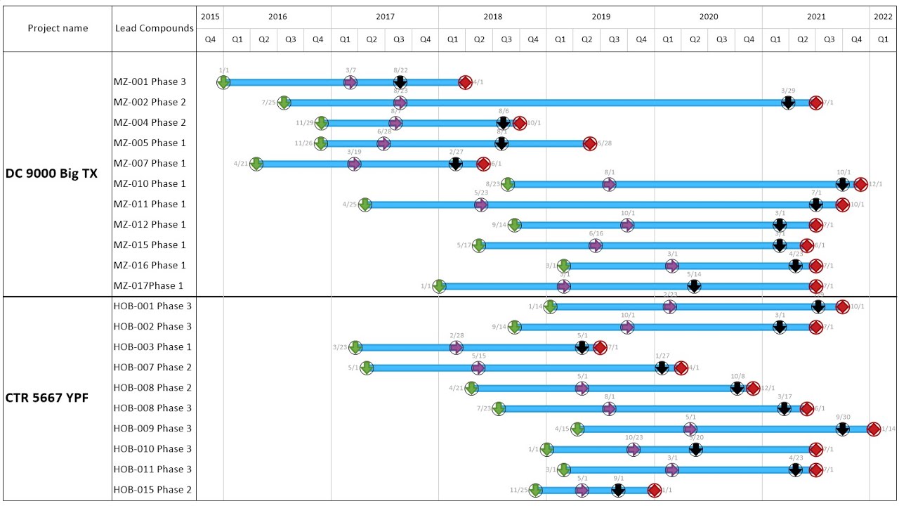 Multi-Project Timelines and Gantt Charts