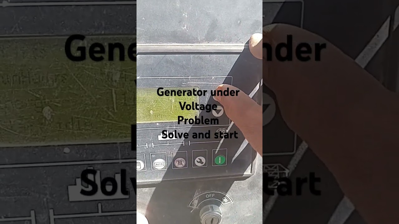 Generator under voltage
