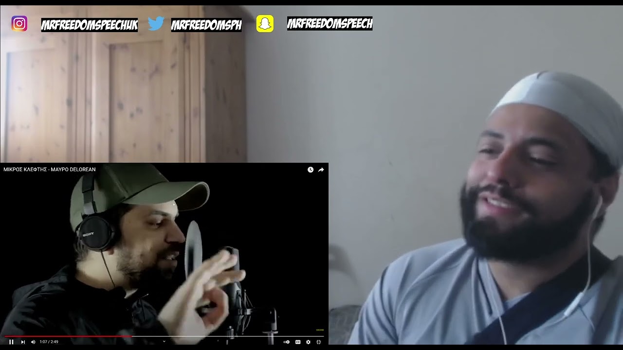 *UK🇬🇧REACTION* 🇬🇷 ΜΙΚΡΟΣ  ΚΛΕΦΤΗΣ -  ΜΑΥΡΟ DELOREAN  GREECE RAP