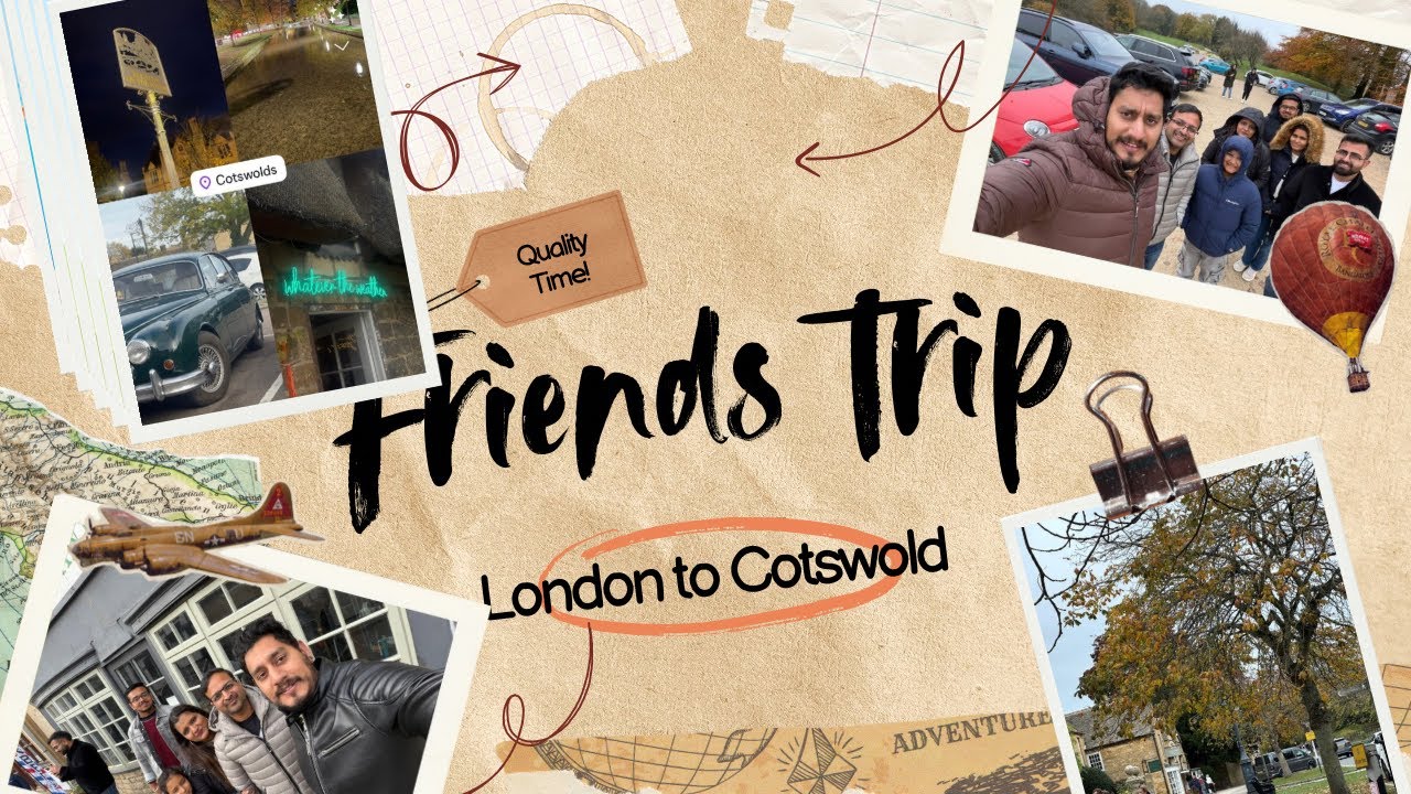 London to cotswolds | one day trip | mini vlog | TRIO TALES ❤️