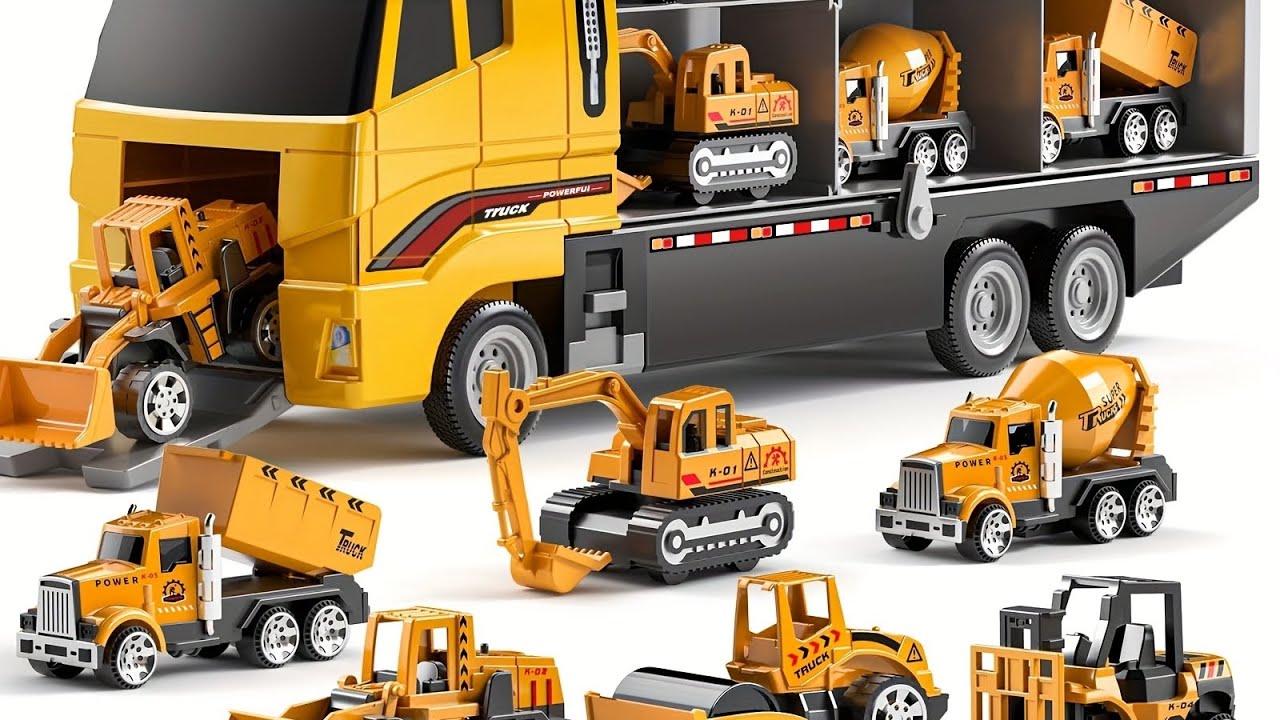 JCB construction vehicle model excavator, crane dumptruck, forklift, bulldozer, cementmixer 😍