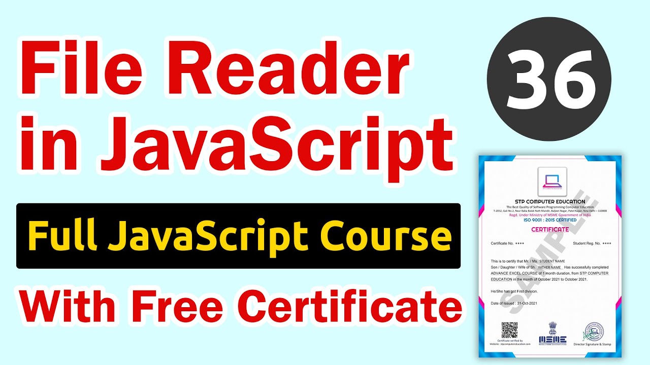 File Reader in JavaScript