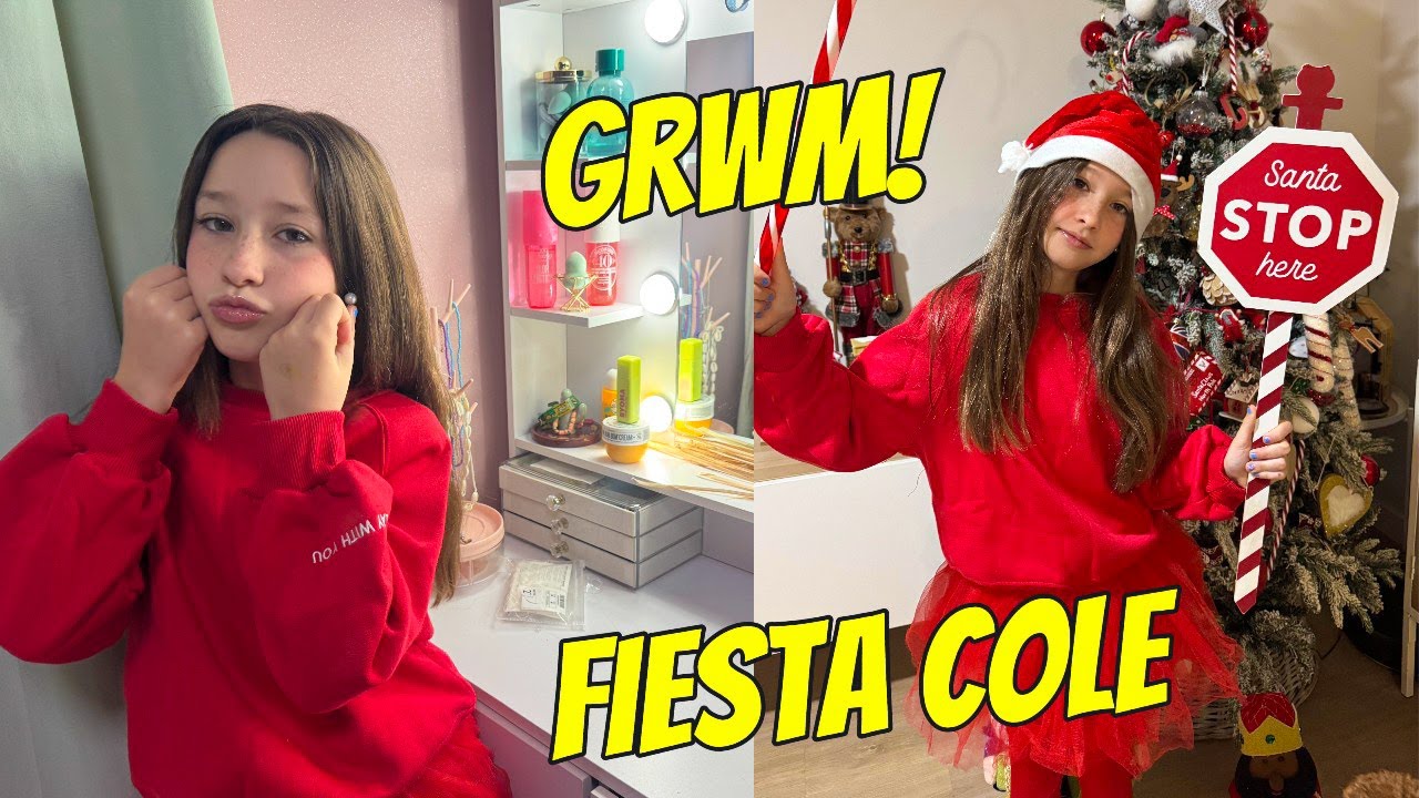 GET READY WITH ME PARA MI ACTUACIÓN DEL COLEGIO! ME MAQUILLO MARTINA DIVERTIGUAY
