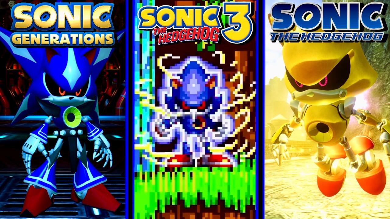 Как играть за Метал Соника во ВСЕХ играх серии Sonic!