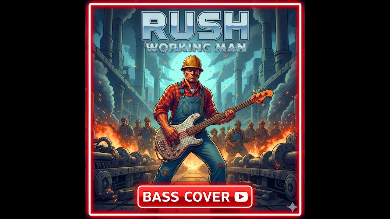 Rush Working Man Bass Cover – Classic Progressive Rock Bass   🇨🇦