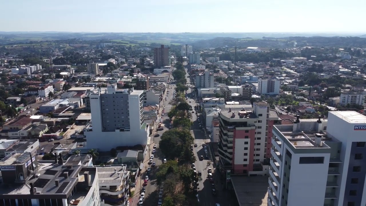 Voo de drone em Lagoa Vermelha/RS