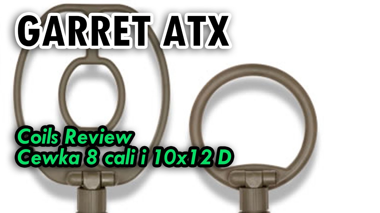 Garrett ATX 8 inch coil vs 10x12 DD coil/Porównanie cewek