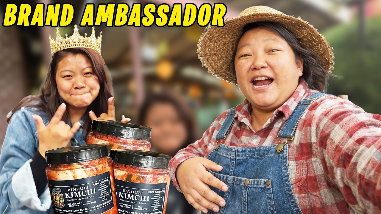 BINDULI KIMCHI KO AMBASSADOR 👍☺️ KISAAN BINDULI 😝 FARMERS LIFE