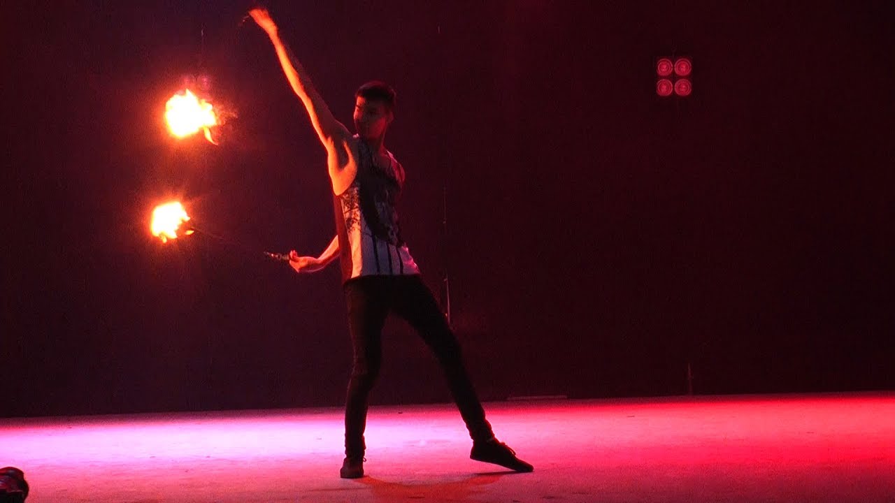 Дмитрий Холмский и Елена Булгакова (Киев) на Fire Life Fest 2017 в Ужгороде