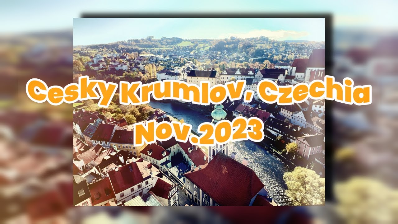 autumn in cesky krumlov