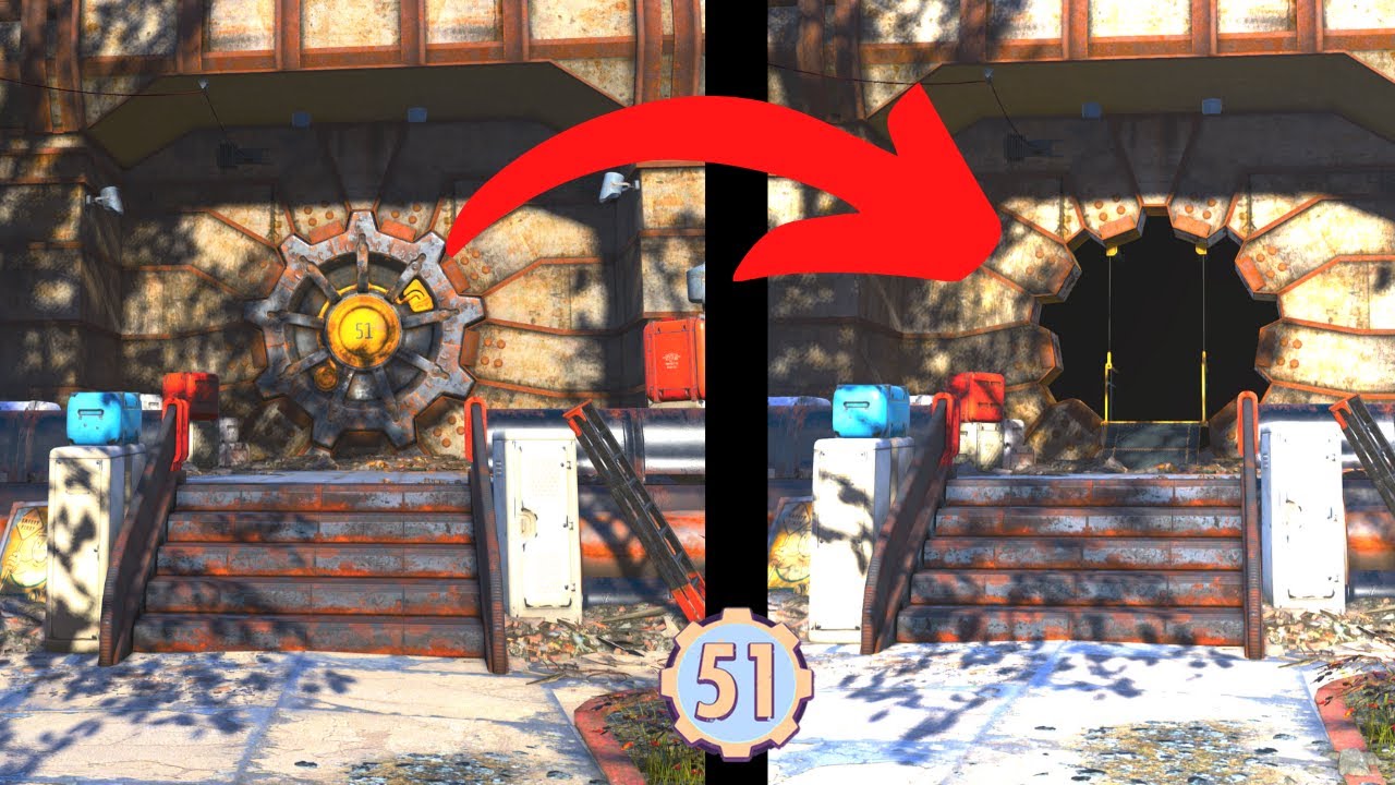 How to OPEN VAULT 51 | New Vault | FALLOUT 76 #Fallout76 #Vault51 #FalloutWorlds