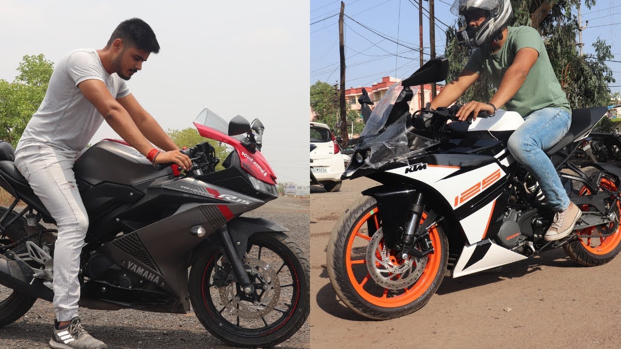 R15 v3 V3 vs KTM RC125.