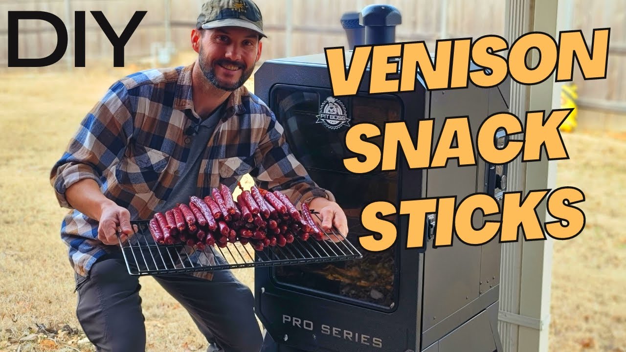 Making Venison SNACK STICKS on Pit Boss Smoker!!!