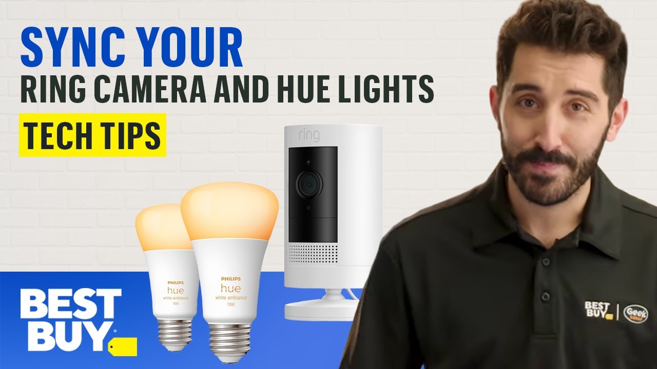 Syncing Your Ring Security Camera and Hue Lights - Tech Tips from Best Buy