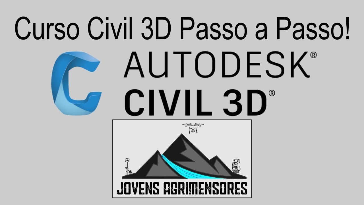 1 Apresentação do Civil 3D e como vai funcionar o curso!