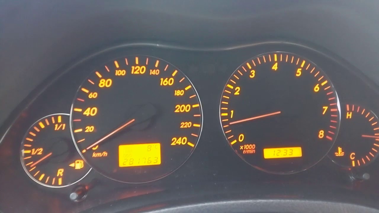 2005 toyota avensis 1.6 vvti 0-100  hız testi acceleration