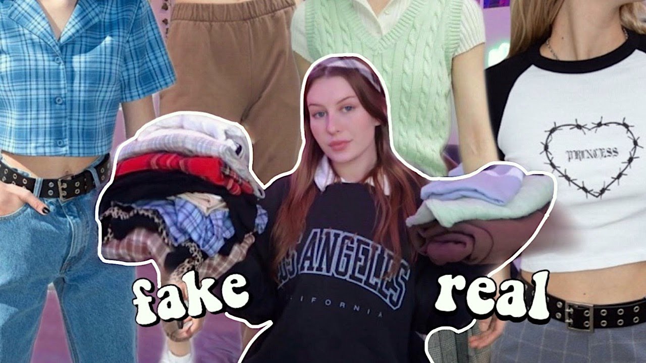 spending $100 on real brandy melville VS $100 on fake brandy (try-on haul)