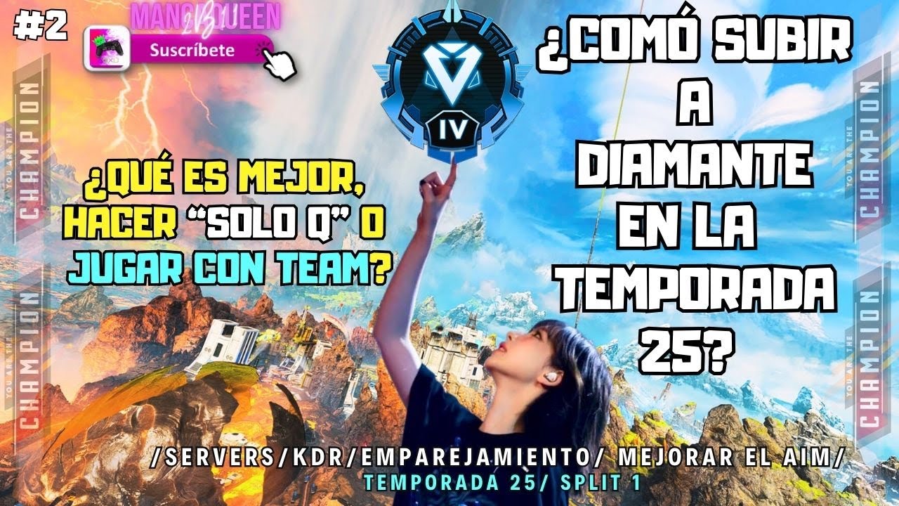 ¿CÓMO SUBIR A DIAMANTE EN LA T25 / SPLIT 1? EN #apexlegends + #KDR #SERVERS #AIM
