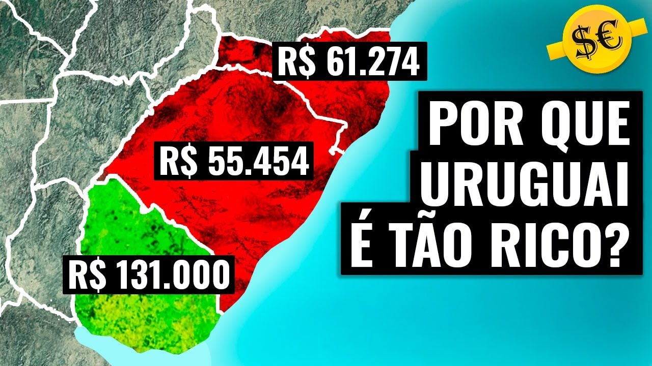 Por que o Uruguai é Mais Rico que Todos os estados do Brasil?