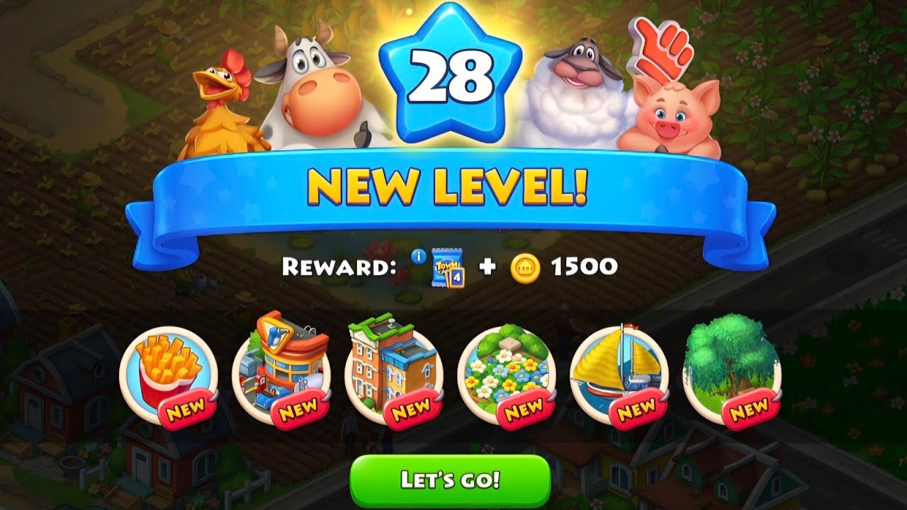 Township level 28 Gameplay 