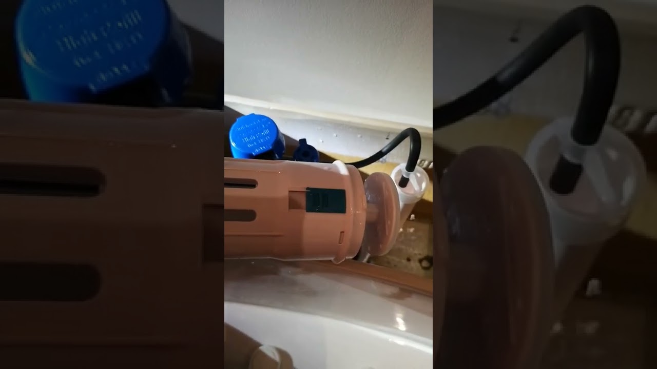 Dual flush toilet not flushing properly.