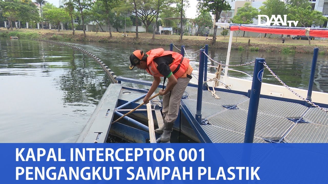 Kapal Interceptor 001 Pengangkut Sampah Plastik | Hasilkan Sampah Hingga 100 Kg per Hari