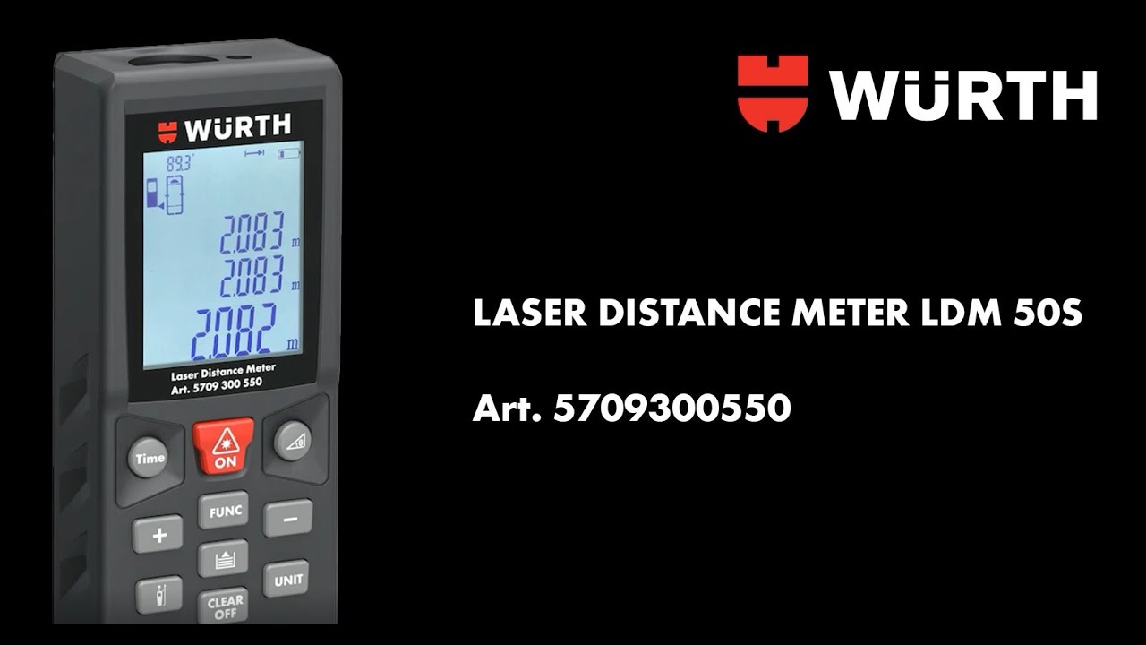 Лазерний далекомір Würth LDM 50S