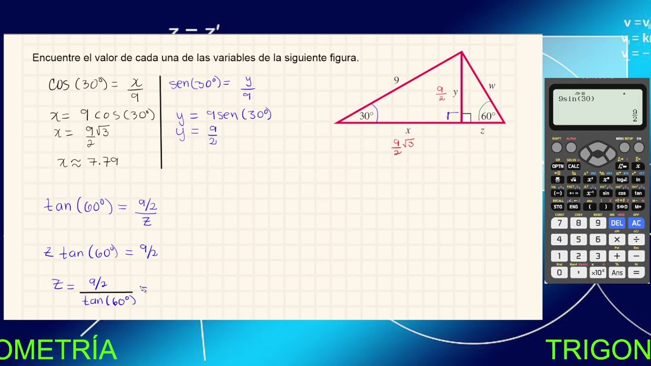 8   Cálculo de lados