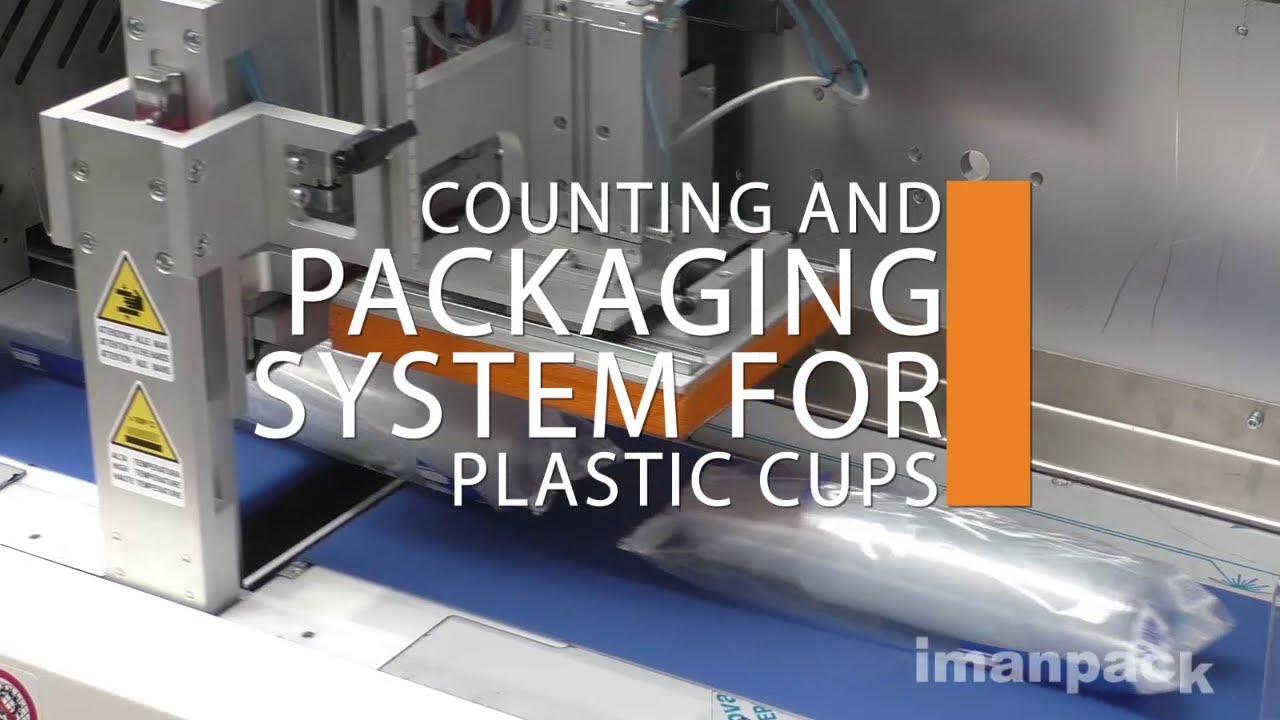 High-precision counting and packaging system for PLASTIC CUPS by Imanpack