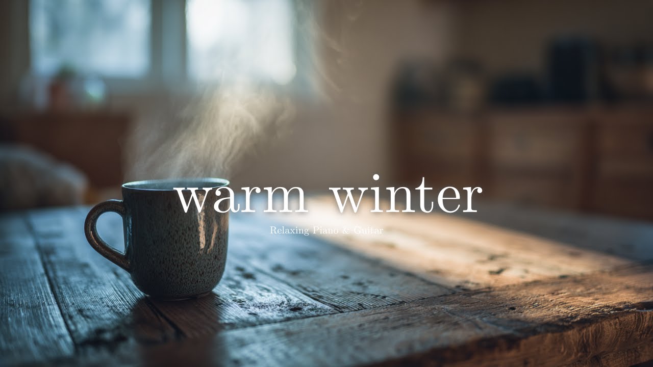 Warm Winter ☕️❄️ Relaxing Piano & Guitar for Quiet Moments & Study