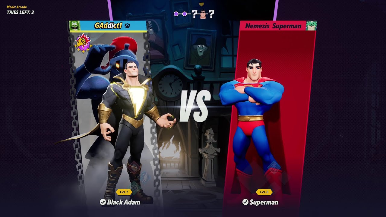 Black Adam vs Superman ⚡ (Arcade Mode) - MultiVersus (Xbox Series X Gameplay)