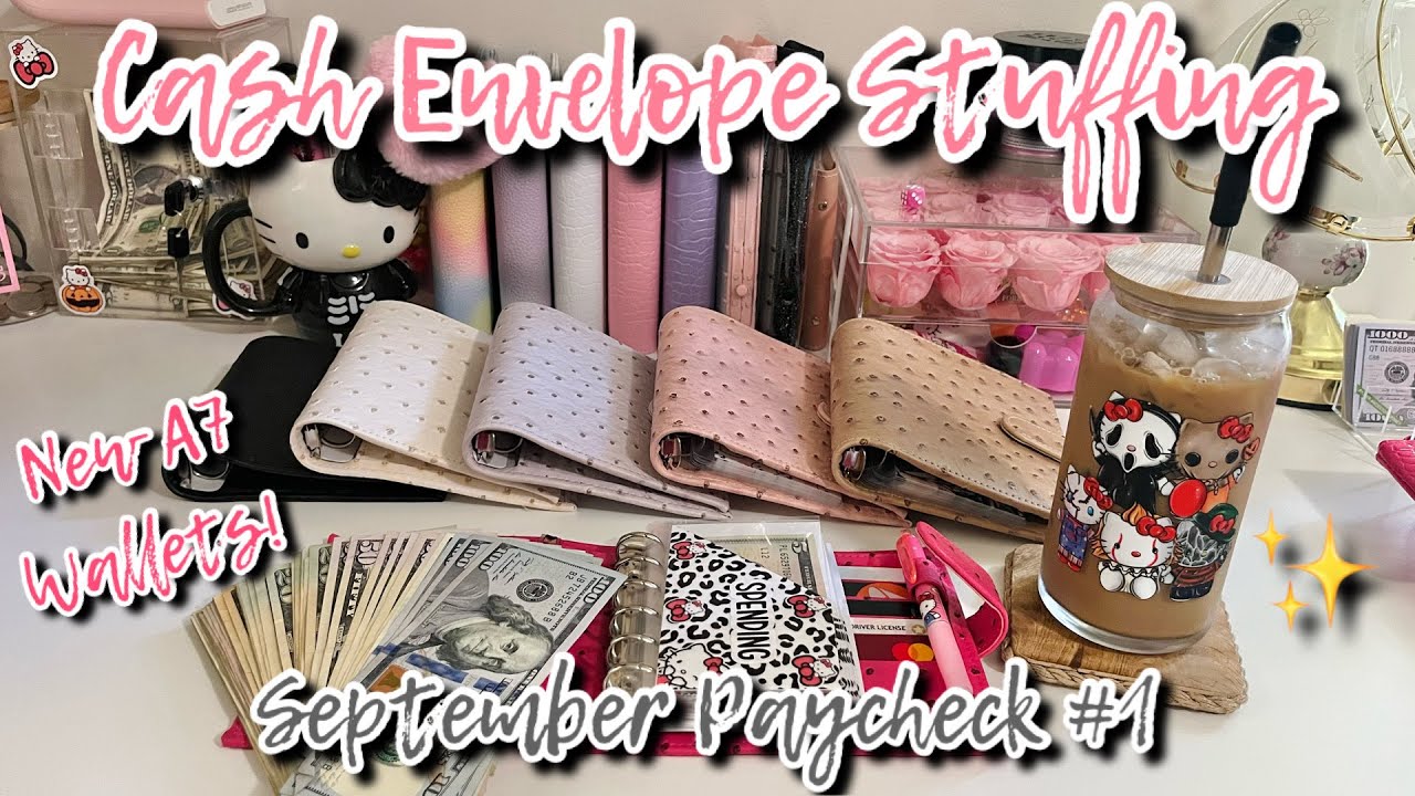 CASH STUFFING SEPTEMBER PAYCHECK #1 | #cashenvelopesystem  #cashbudgeting