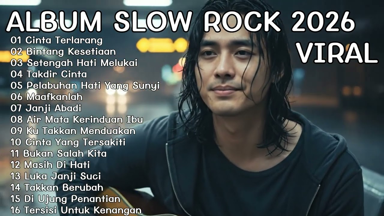 ALBUM LAGU SLOW ROCK MELAYU 2026 🎧 Galau, Sedih, Menyentuh Hati 🎶 Cinta Terlarang   Takkan Berubah