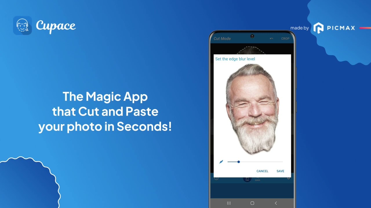 Cupace : The magic app that cut and paste your photo in seconds!