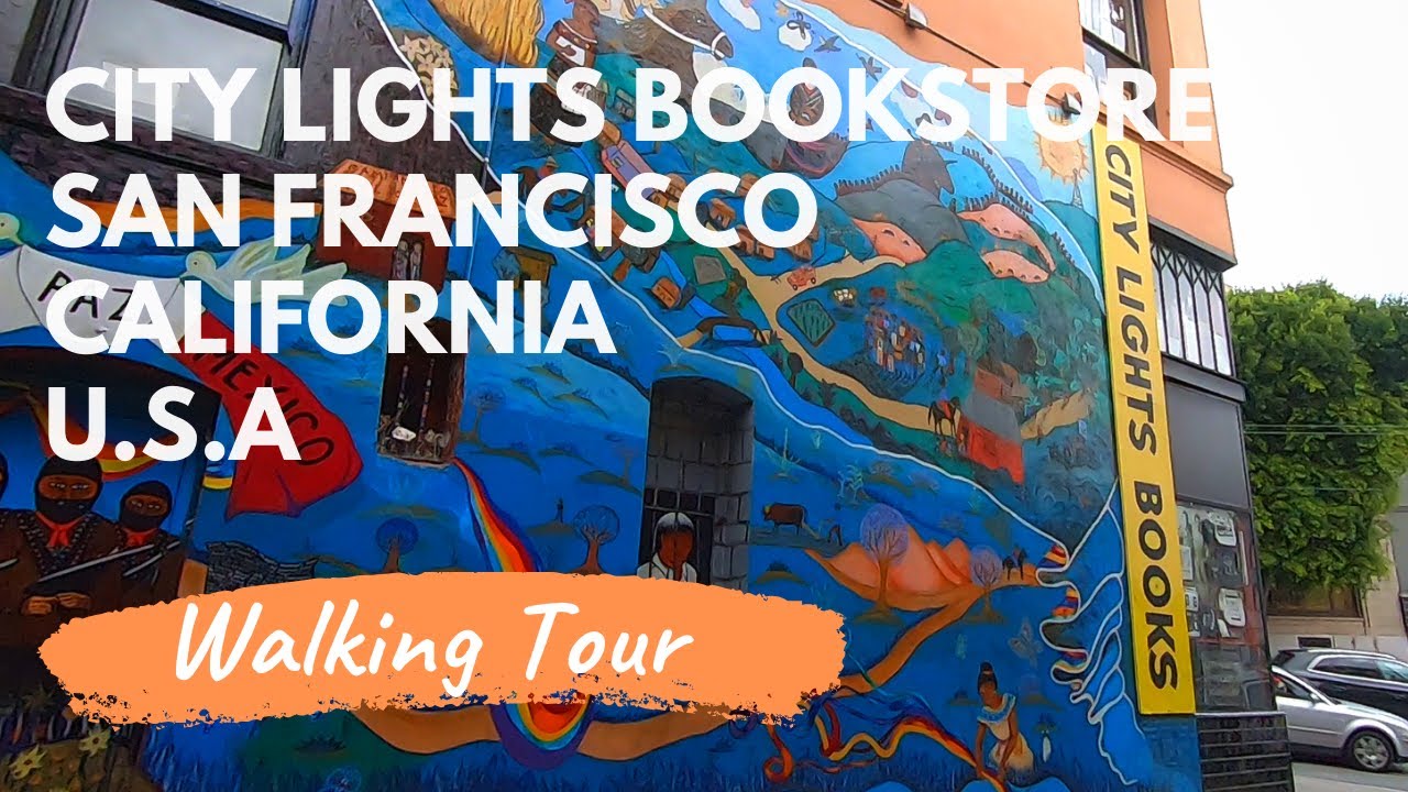 USA Walking Tours - City Lights Bookstore in San Francisco, California-