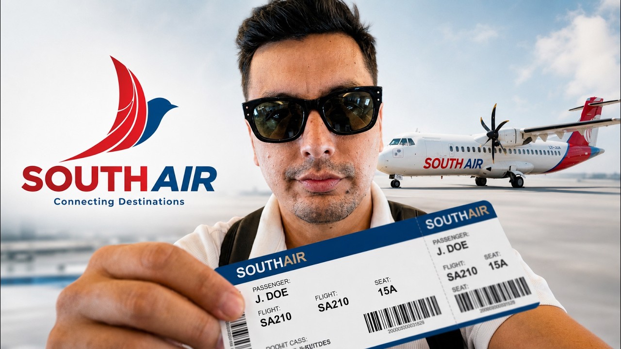 SOUTHAIR AIRLINE COMPLETE REVIEW - FIRST FLIGHT