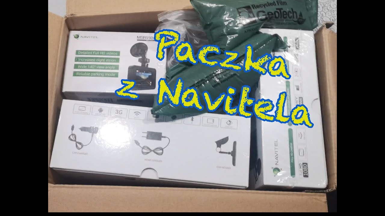 paczka z Navitela, niedługo testy nowości T505PRO, MSR 550 NV i R700 GPS Dual - vlog07