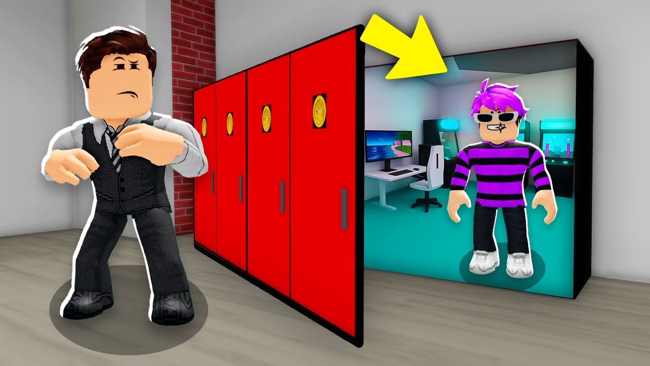 ¡CONSTRUÍ UNA SALA GAMER SECRETA en la ESCUELA! (Brookhaven)