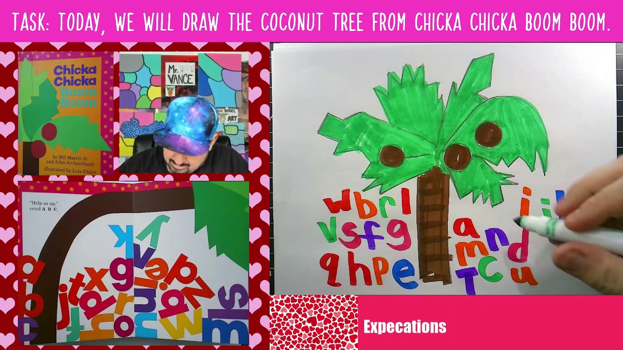How to Draw Chicka Chicka Boom Boom