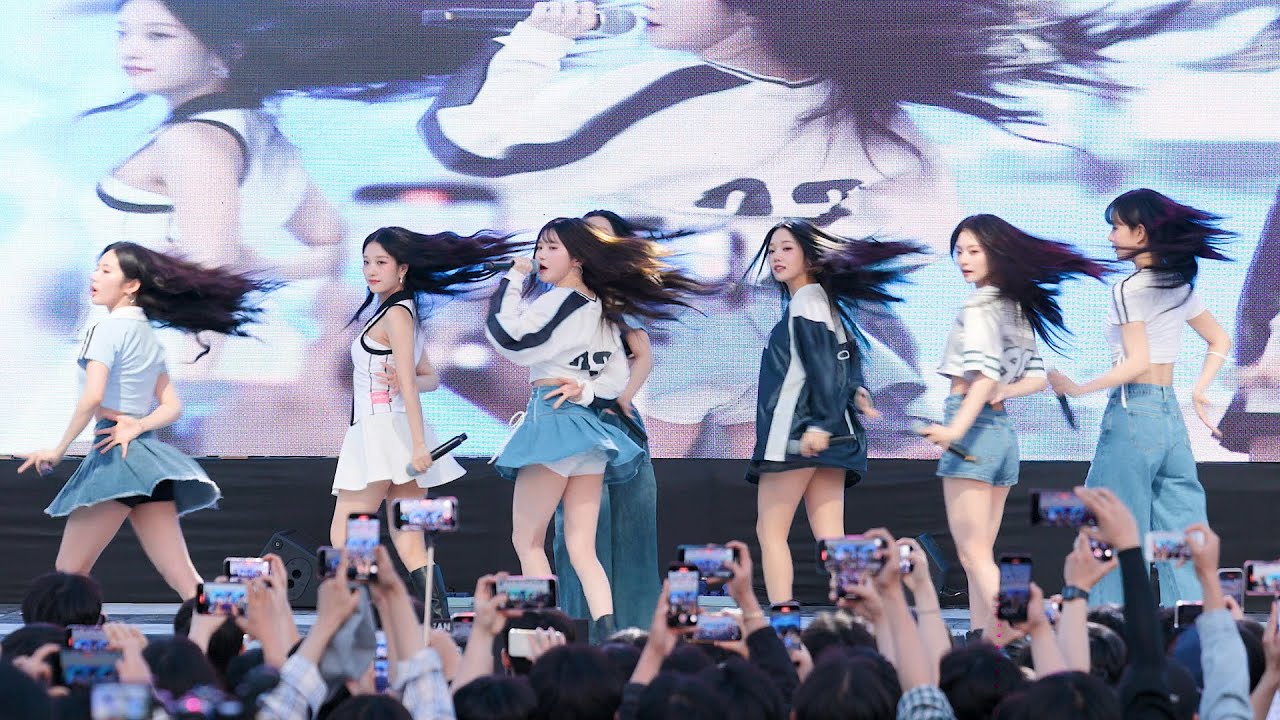 fromis_9 프로미스나인 - Full Version 풀버전 | 와이드풀샷 가로 직캠 | 중원대학교 일동제 240523 [KPOP FanCam 4K]